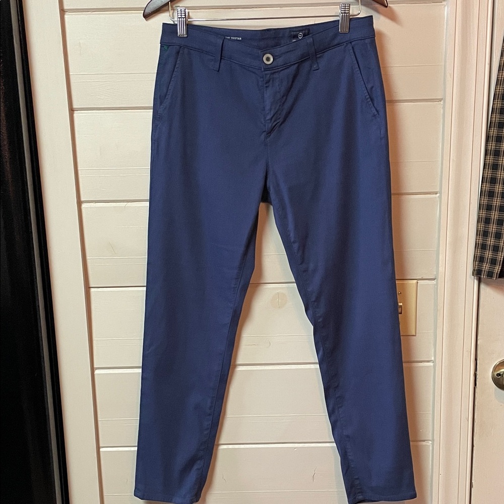 AG Adriano Goldschmied The Tristan Tailored Trouser Blue Size 28.